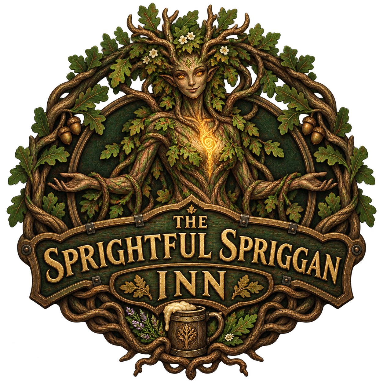 The Sprightful Spriggan crest